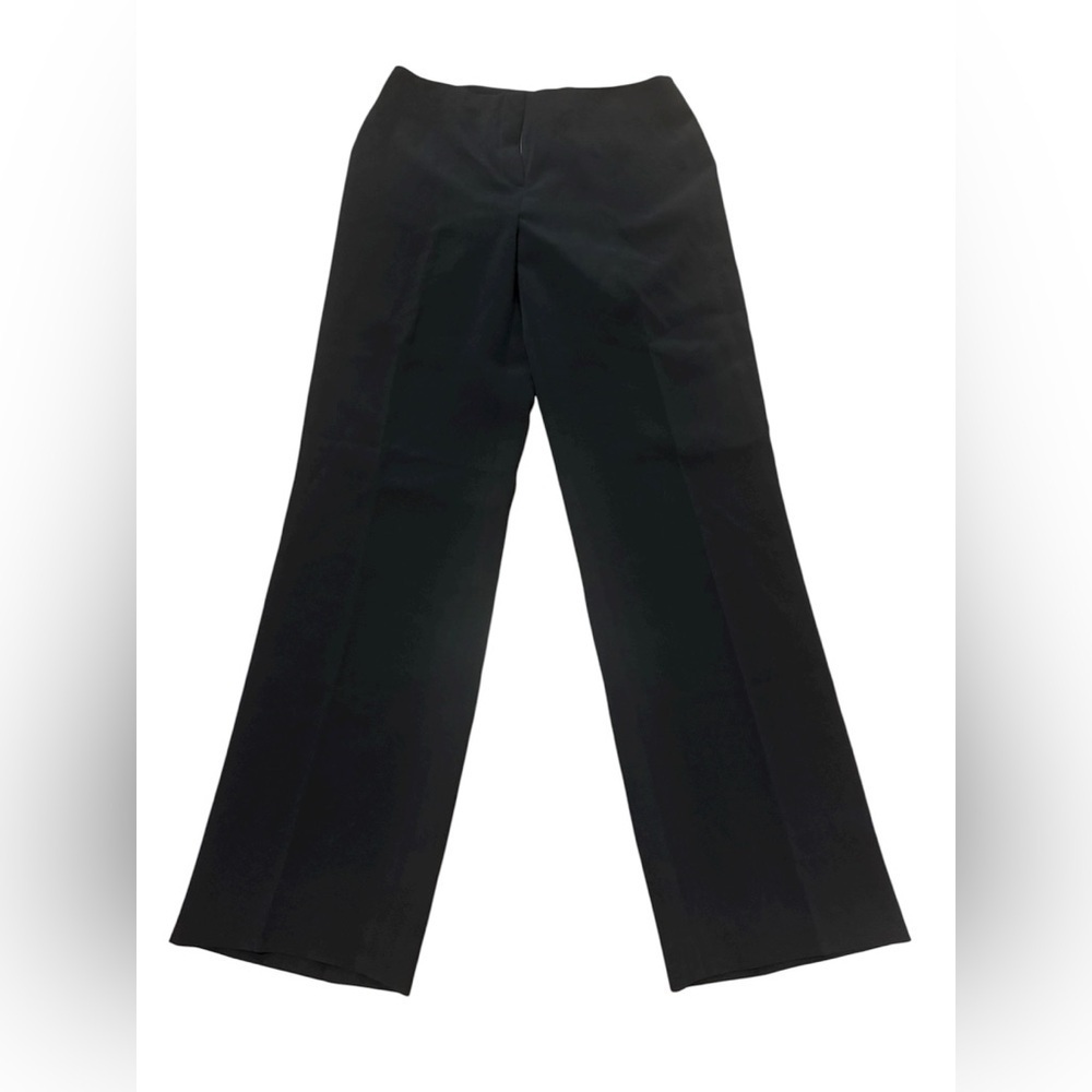 Louben Pants Women’s Size 10 Black Flat Front Lightweight Dress Pants Casual